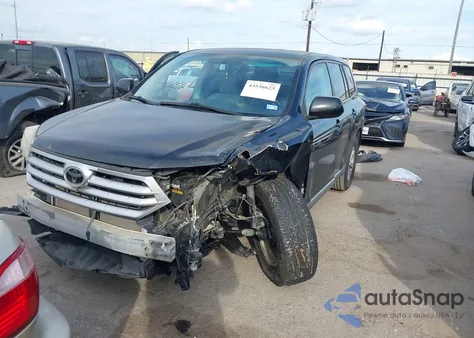 2013 Toyota Highlander Base V6 из США, поврежденный, VIN 5TDZK3EH6DS142146